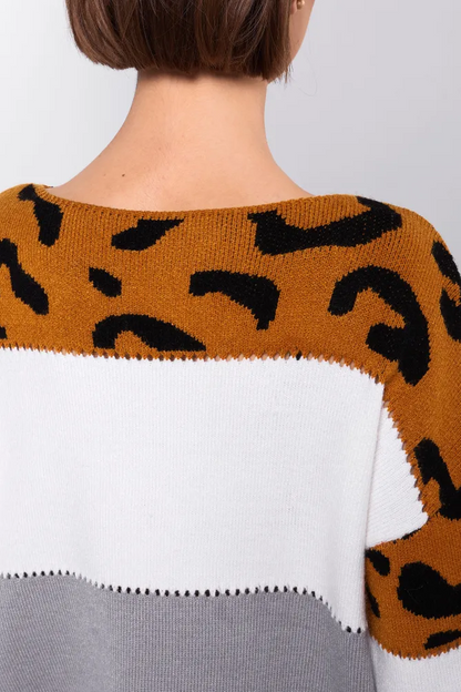 Léopard Chic | Pull Polaire