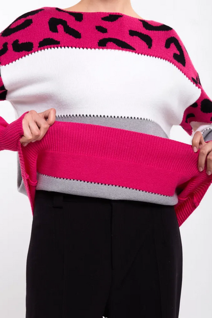 Léopard Chic | Pull Polaire