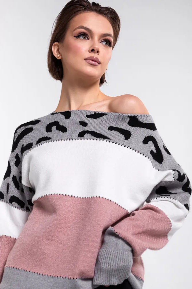 Léopard Chic | Pull Polaire